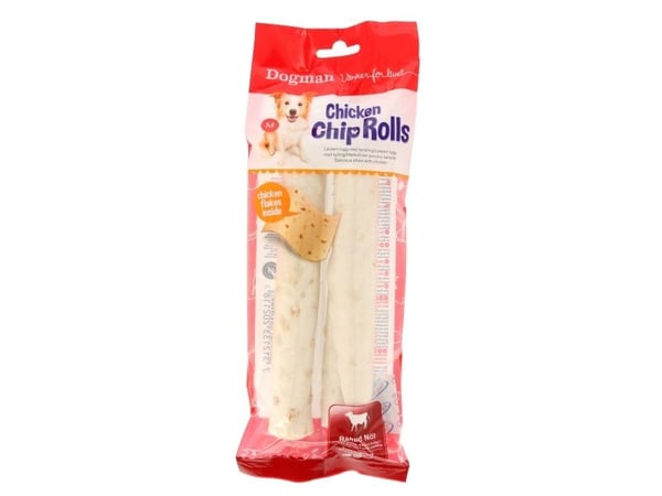 DOGMAN Chicken Chip Roll m kyll 2-p M 17,5cm