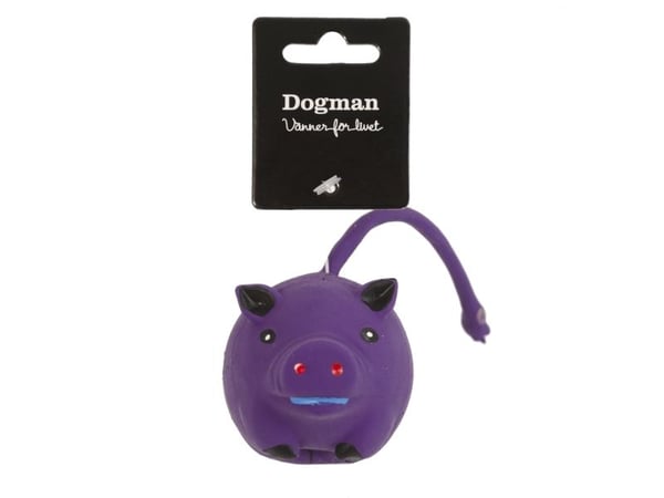 Dogman Leksak Piggy Lila 21cm