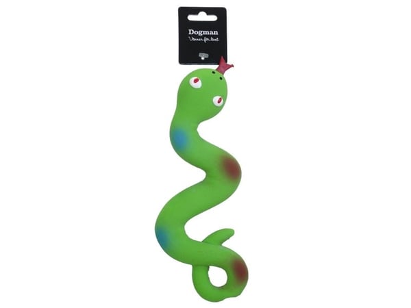 DOGMAN Hundeleke Lateksslange 25cm