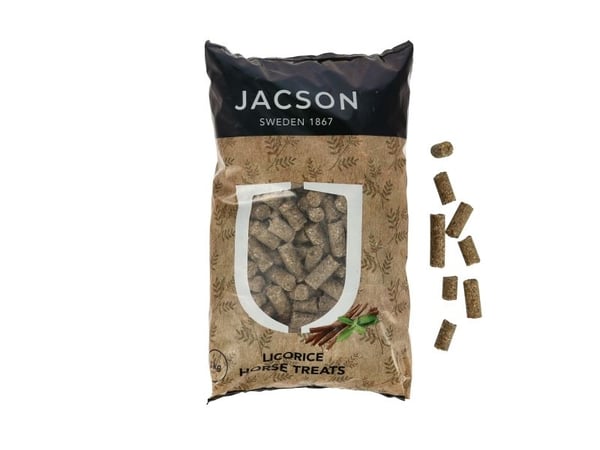 JACSON Hestegodbiter med lakrissmak 3 kg