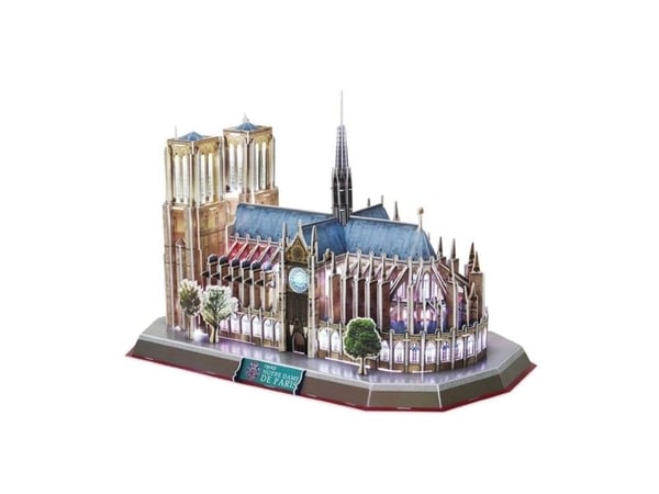Cubic Fun Puzzle 3D LED Katedra Notre Dame
