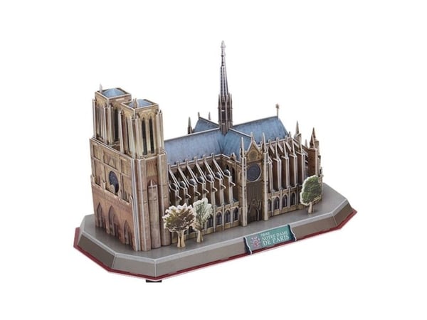 Cubic Fun Puzzle 3D LED Katedra Notre Dame