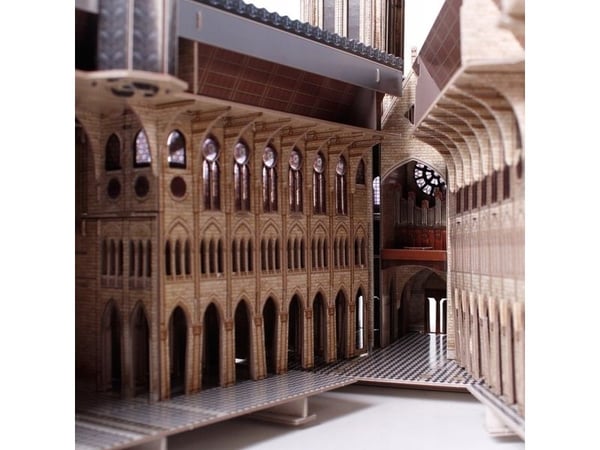 Puslespill CUBICFUN 3D puslespill „Noterdamo-katedralen“