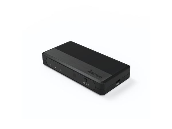 Hama 00121760, HDMI, Sort, 480i, 480p, 576i, 576p, 720p, 1080i, 1080p, DTS-HD, Dolby Digital, Dolby TrueHD, AC3, DTS, LPCM, 95 mm