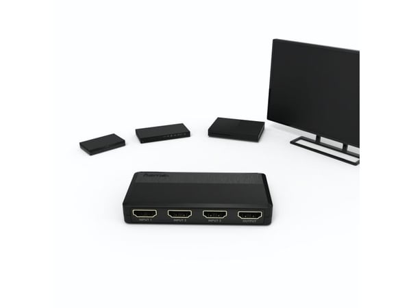 Hama 00121760, HDMI, Sort, 480i, 480p, 576i, 576p, 720p, 1080i, 1080p, DTS-HD, Dolby Digital, Dolby TrueHD, AC3, DTS, LPCM, 95 mm