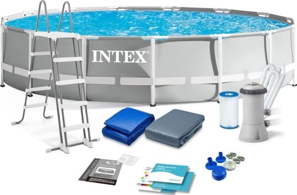 BASSENG INTEX PRISM RAMMEBASSENG SETT 4.57MX1.07M