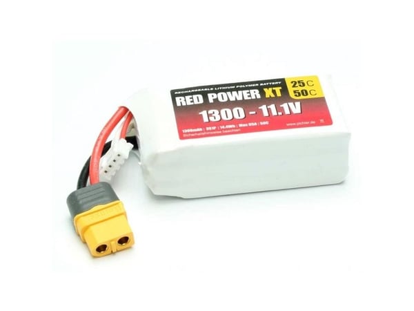 Red Power batteripakke for modellbygg (LiPo) 11,1 V 1300 mAh Celler: 3 Softcase XT60