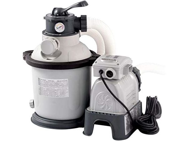 Intex 26644, Sandfilterpump, Svart, Vit, Plast, Ovanmarkspool, Kina, 6-vägsventil