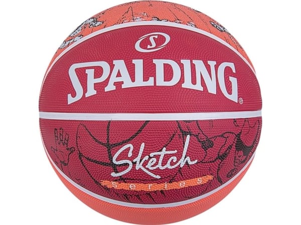 Spalding Street Sketch Dribble koripallo punainen r. 7