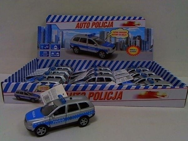 Hipo bil Politiet 11 cm med lyd SW-16-11P/PL p12 - pris per stk