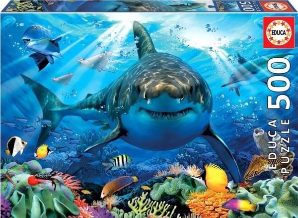 Educa 500 Great White Shark