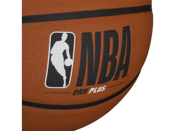 Wilson NBA DRV Plus, Sort, Brun, Hvit, Inne & Ute, Mønster, Unisex, 1 stykker