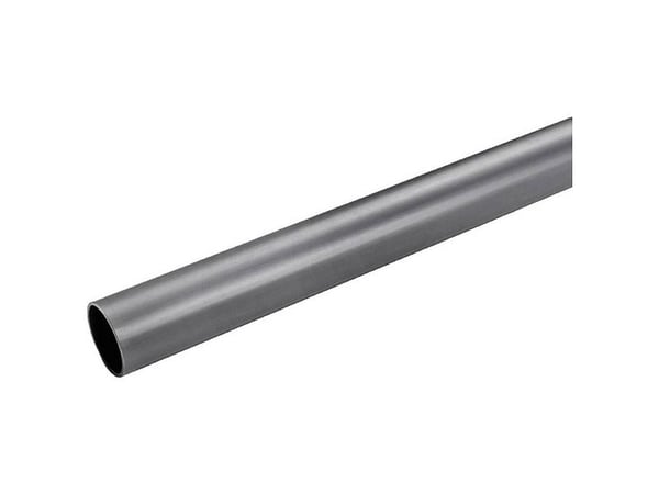 Fiap 2492, Avløpsrør, Polyvinylklorid (PVC), Grå, 1 m, 2,5 cm, 1,5 mm