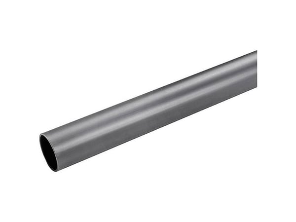 Fiap 2493, Avløpsrør, Polyvinylklorid (PVC), Grå, 1 m, 3,2 cm, 1,8 mm