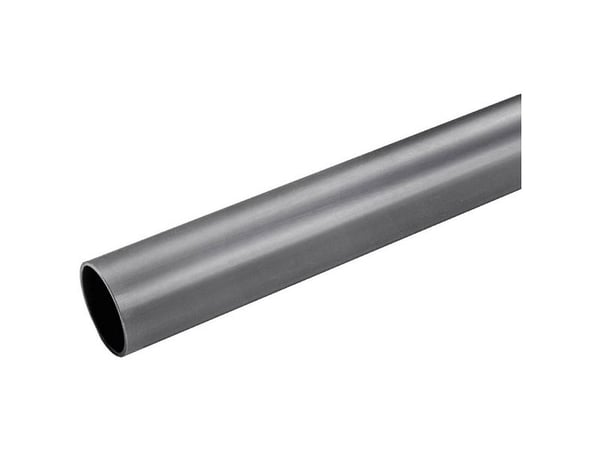 Fiap 2495, Avløpsrør, Polyvinylklorid (PVC), Grå, 1 m, 5 cm, 2,4 mm