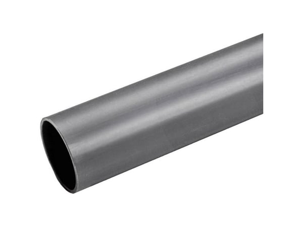 Fiap 2498, Avløpsrør, Polyvinylklorid (PVC), Grå, 1 m, 9 cm, 2,7 mm