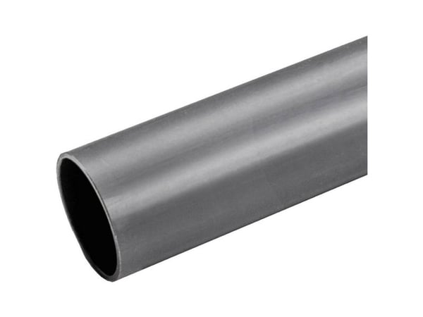 Fiap 2498, Avløpsrør, Polyvinylklorid (PVC), Grå, 1 m, 9 cm, 2,7 mm
