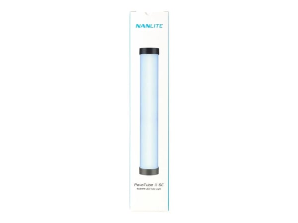 Nanlite Pavotube 6C II, 30 W, 5 lamppu(a), LED, 2700 K, 7500 K, Musta, Valkoinen