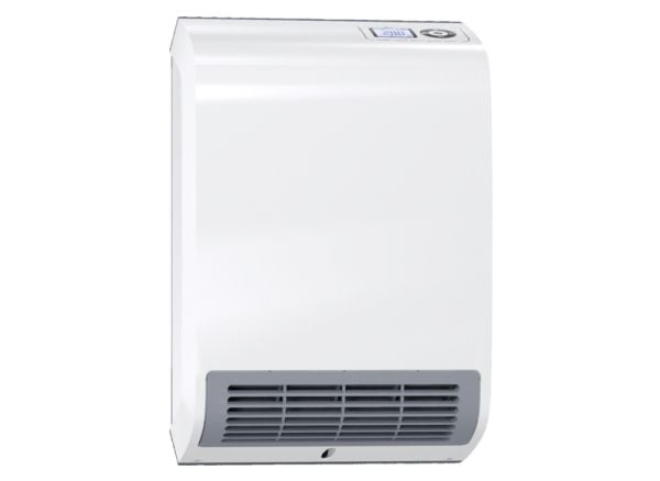 AEG VH 213, Viftedrevet elektrisk romvarmer, IP24, Innendørs, Vegg, Hvit, Plast