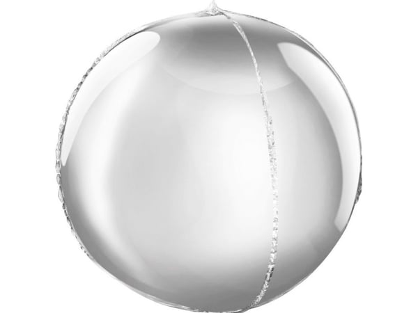 GoDan Balon foliowy 16 tommer Kula sølv
