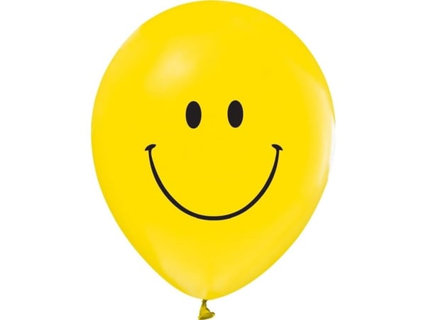 GoDan ballonger smileys 12" 5 stk Godan