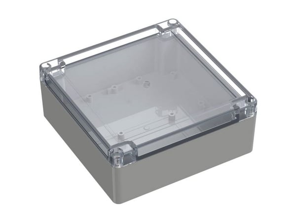TRU COMPONENTS TC-10860872 universalkabinett 149.90 x 149.90 x 60 ABS-PC lys grå, 1 stk