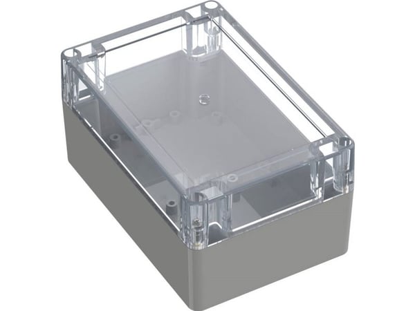 TRU COMPONENTS universal kbinett 150 x 100 x 75 ABS-PC lysgrå (1 stk.)