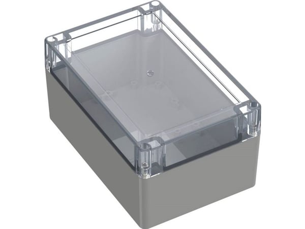 TRU COMPONENTS TC-10860924 universal-kabinet 180 x 120 x 90,30 polykarbonat lysegrå 1 stk