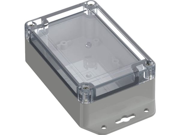 TRU COMPONENTS TC-10860568 Laippakotelo 120 x 80 x 45,20 Polykarbonaatti Vaaleanharmaa 1 kpl
