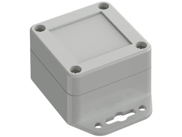 TRU COMPONENTS TC-10860396 Laippakotelo 60 x 60 x 40,10 Polykarbonaatti Vaaleanharmaa 1 kpl
