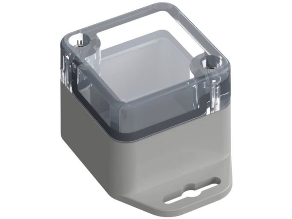 TRU COMPONENTS TC-10860372 flensskap 44,80 x 44,80 x 40,10 polykarbonat lys grått, 1 stk