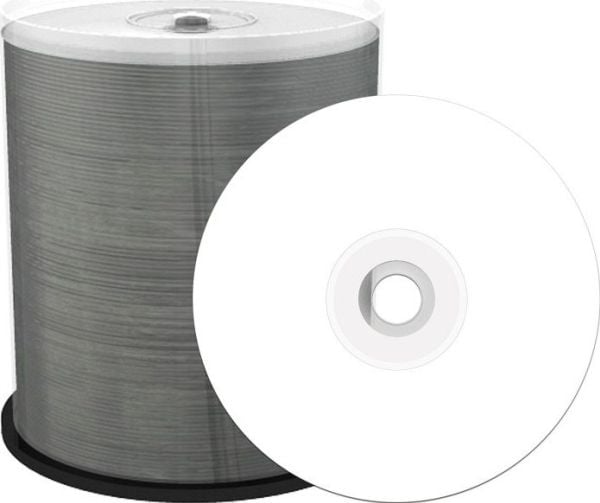 MediaRange Professional Line - 100 x CD-R - 700 MB (80 min) 52x - hvit - blekkstråleskrivbar overflate, skrivbar innerring - spindel