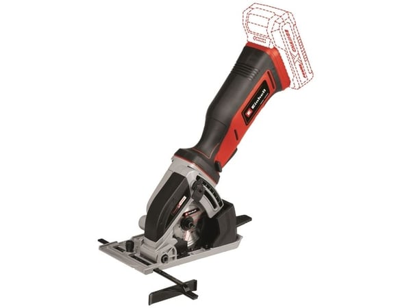 Einhell TE-CS 18/89 Li - Solo, Tre, Sort, Rød, 8,9 cm, 2500 RPM, Batteri, 18 V - SOLO