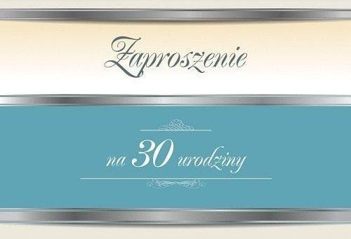 Trend invitasjonskort bursdag 30 ZT31 (10 stk.)
