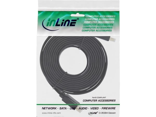 InLine 17011F, 1 m, HDMI-tyyppi A (vakio), HDMI-tyyppi A (vakio), musta