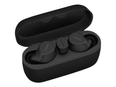 Jabra Evolve2 Buds UC - True wireless-hodetelefoner med mikrofon - i øret - Bluetooth - aktiv støydemping - USB-C via Bluetooth-adapter - lydisoler...