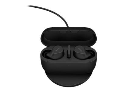 Jabra Evolve2 Buds UC - True wireless-hörlurar med mikrofon - inuti örat - Bluetooth - aktiv brusradering - USB-A via Bluetooth-adapter - ljudisole...