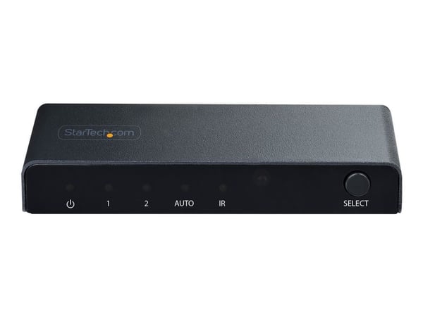 StarTech.com 2PORT-HDMI-SWITCH-8K, HDMI, Micro-USB, Metalli, Musta, 5 m, 1920 x 1080 (HD 1080), 1920 x 1200 (WUXGA), 2560 x 1080, 2560 x 1440, 3440...