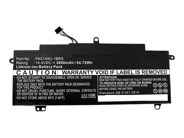 CoreParts - Batteri til bærbar PC - litiumion - 3800 mAh - 54.7 Wh - svart - for Dynabook Toshiba Tecra Z40