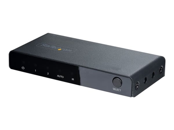 StarTech.com 2PORT-HDMI-SWITCH-8K, HDMI, Micro-USB, Metalli, Musta, 5 m, 1920 x 1080 (HD 1080), 1920 x 1200 (WUXGA), 2560 x 1080, 2560 x 1440, 3440...