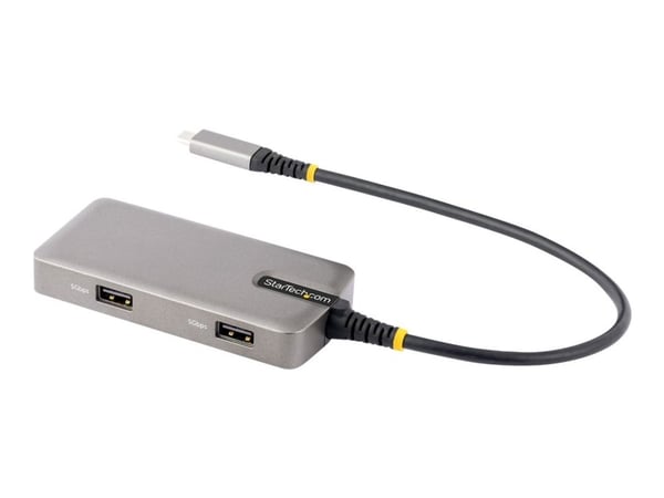 StarTech.com USB-C moniporttisovitin, 4K 60Hz HDMI w/HDR, 2-porttinen 5Gbps USB 3.0 -keskitin, 100W Power Delivery Pass-Through, GbE, USB Type C Mi...