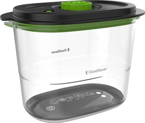 FoodSaver FFC023X, Boks, Oval, 1,8 l, Sort, Gjennomsiktig, Tritan, 1 stykker