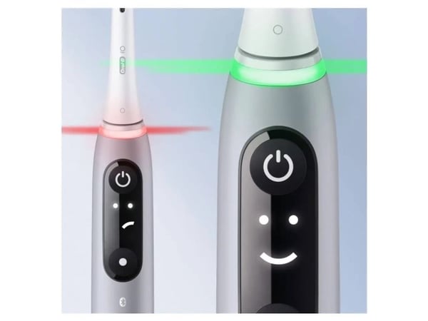 Oral-B iO 4210201381686, Roterende Tannbørste, Daglig stell, Gum omsorg, Intense, Sensitiv / Myk, Whitening, Grå, Grå, Rund, Batteri
