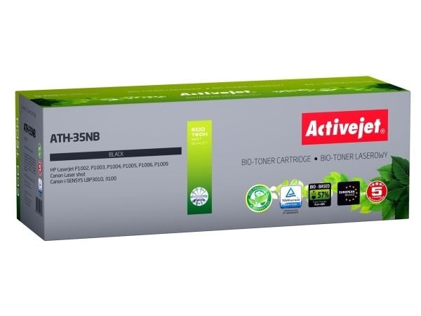 Activejet ATH-35NB BIO, 1800 sivua, Musta, 1 kpl