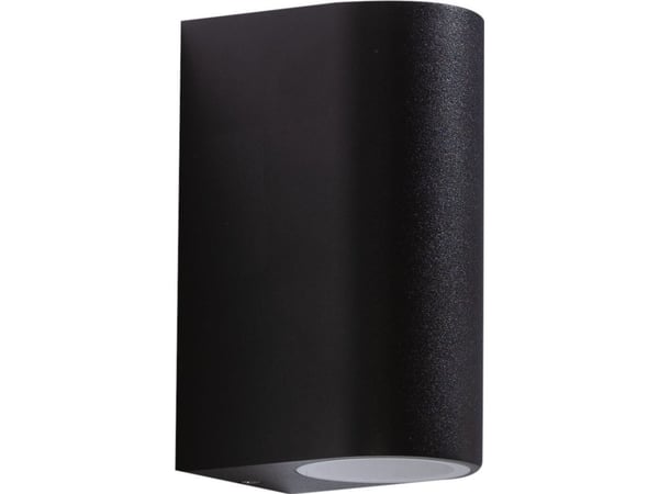 Azzardo Rimini 2 utendørs vegglampe AZ4266 2x35W GU10 svart
