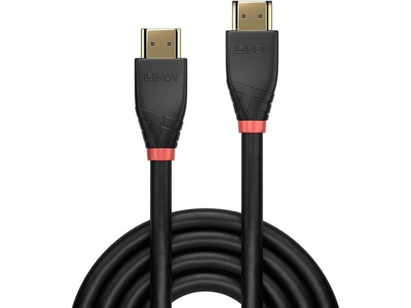Lindy 41016, 7,5 m, HDMI-tyyppi A (vakio), HDMI-tyyppi A (vakio), 18 Gbit/s, Äänen paluukanava (ARC), Musta