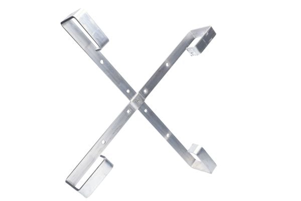 Extralink FOUR ARMS FRAME 600X600X100, Kabelholder, Vegg, Aluminium, Aluminium