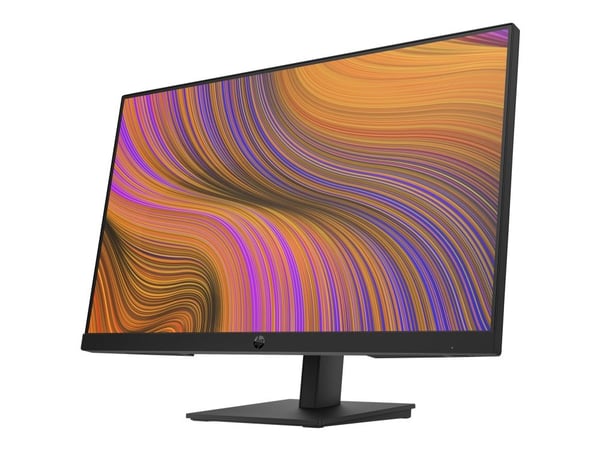 HP P24h G5 - LED-skärm - 23.8" - 1920 x 1080 Full HD (1080p) @ 75 Hz - IPS - 250 cd/m² - 1000:1 - 5 ms - HDMI, VGA, DisplayPort - högtalare - svart