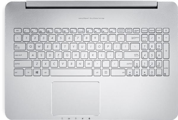 ASUS 90NB09P1-R31GE0, Kabinett + tastatur, Tysk, Bakgrunnsbelyst tastatur, ASUS, VivoBook Pro N552VW