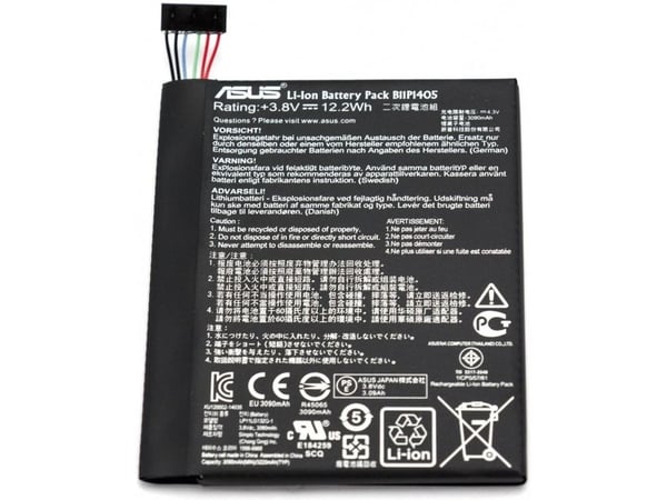 ASUS 0B200-01100000, Batteri, Asus, MeMO Pad 7 ME170CX MeMO Pad 7 ME7000CX MeMO Pad 7 ME7000C (K01A) MeMO Pad 7 ME70C MeMO Pad 7..., Sort, 3090 mAh...